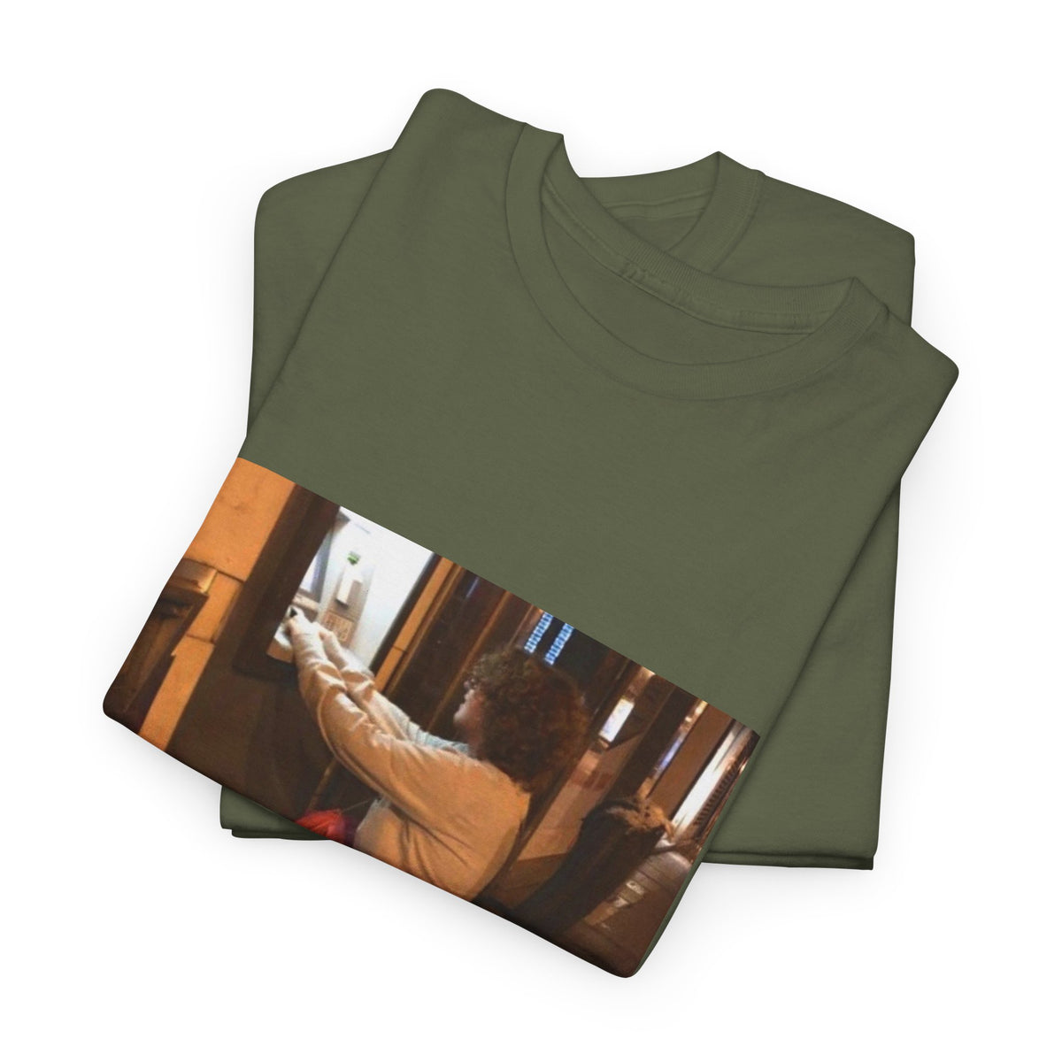Gravity Defying Green Graphic Tee