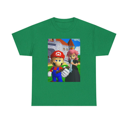 Mario And Peach Chilling At The Castle