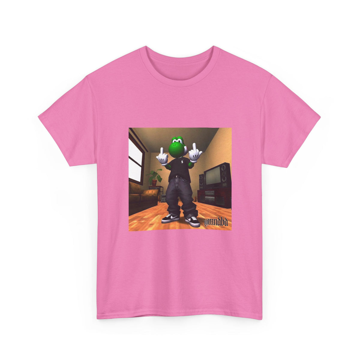 Yoshi Flipping Off In The Living Room Tee