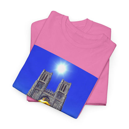 Goth Princess Peach Praying At Cathedral