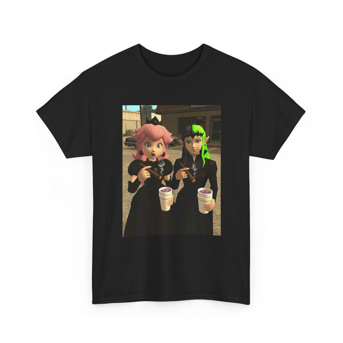 Goth Peach And Elf Princess Smoking Blunts