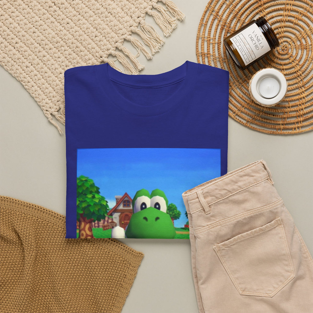 Yoshi Giving The Finger On A Tee