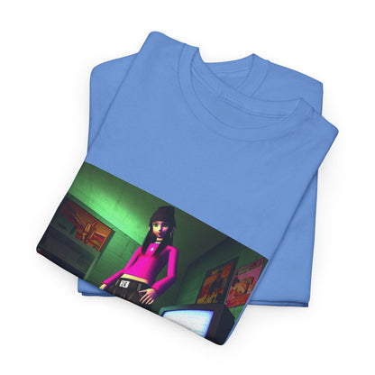 Y2K Vibe Girl In Her Room Tee