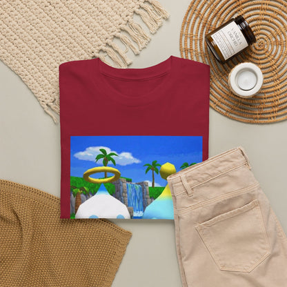 Chao Flipping Off In Paradise Tee