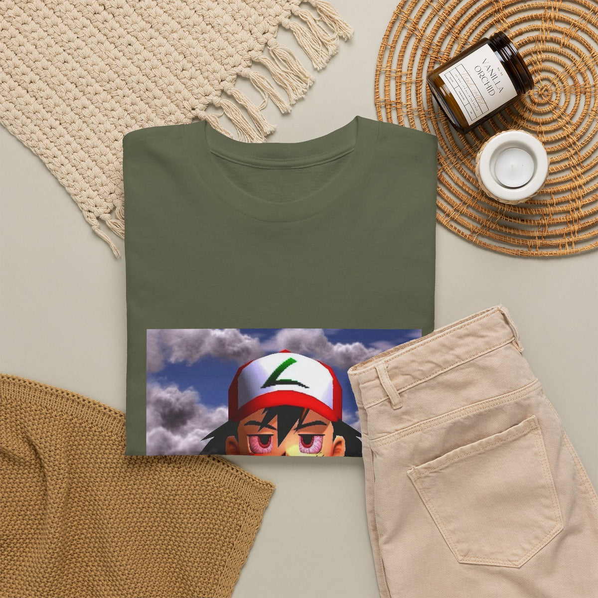 Mystic Figure Holding Gas Pack Tee
