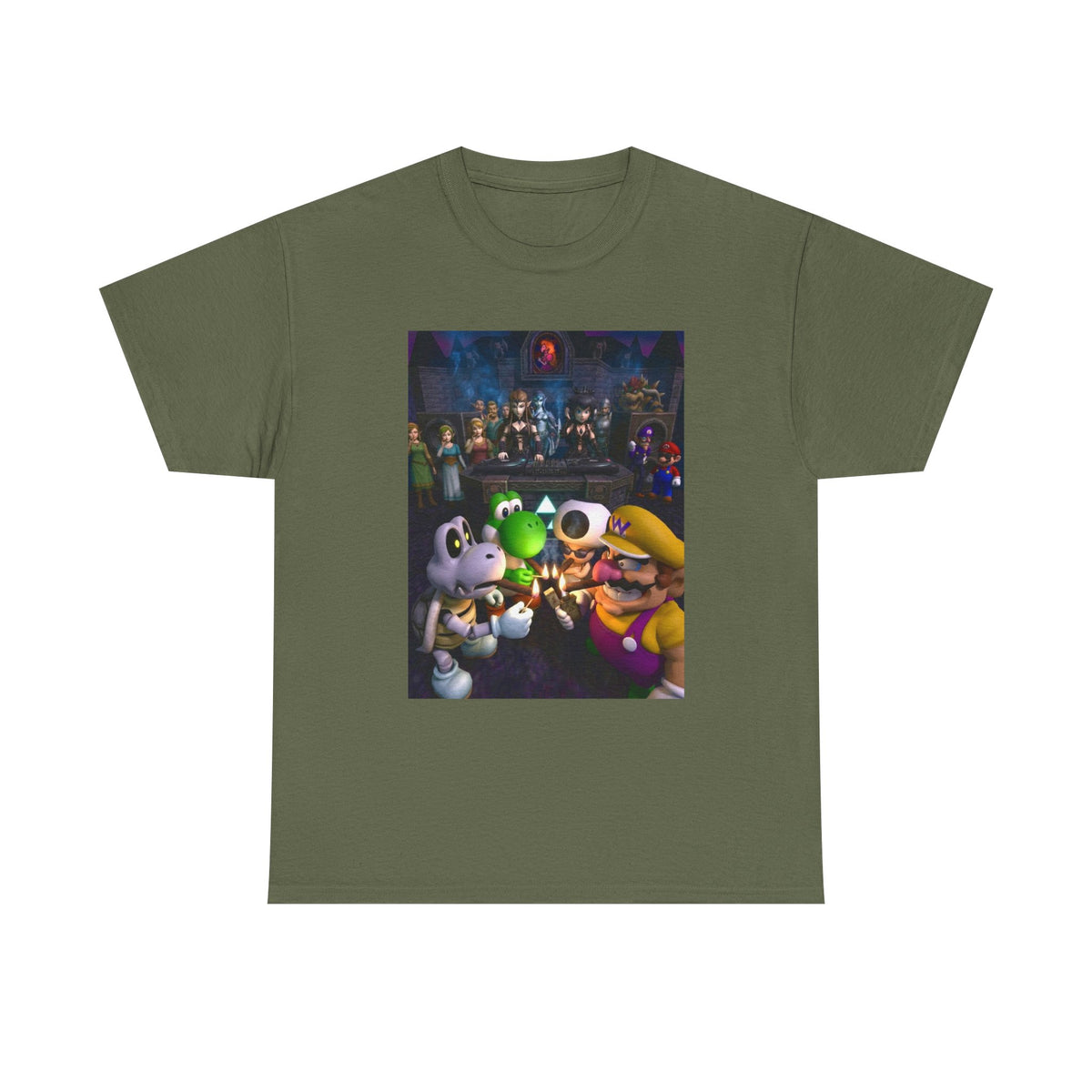 Wario, Yoshi, Dry Bones Lighting Up