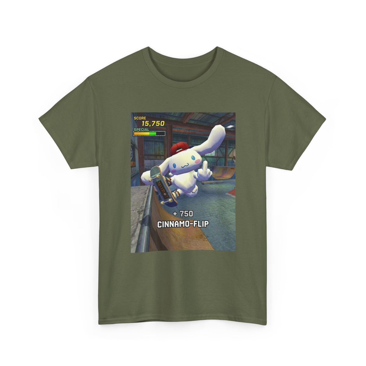 Cinnamoroll Shredding And Flipping You Off Tee