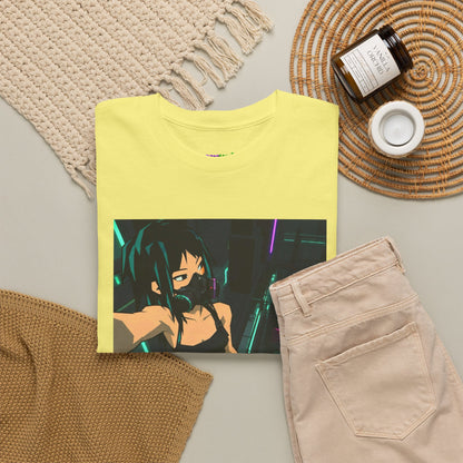 Green Horizon Blur Graphic Tee