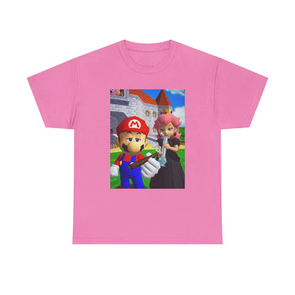 Mario And Peach Chilling At The Castle