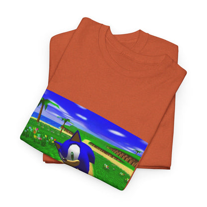 Sonic On A Trippy Green Hill Zone