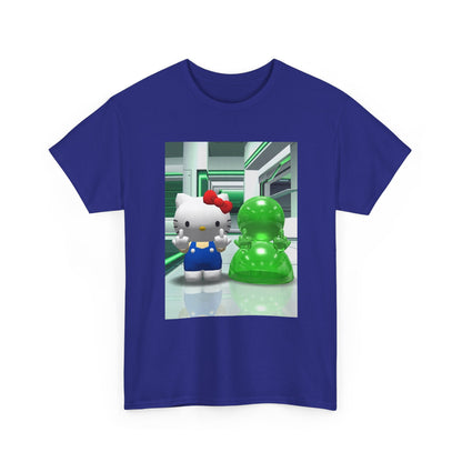 Kitty And Slime Flipping The Bird Tee