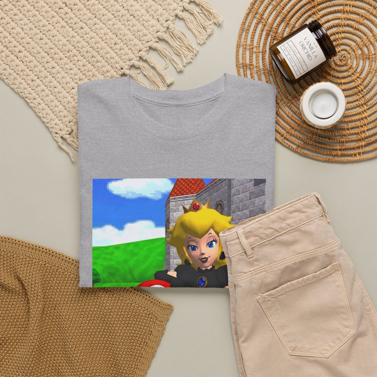 Princess Peach Flipping The Bird Tee