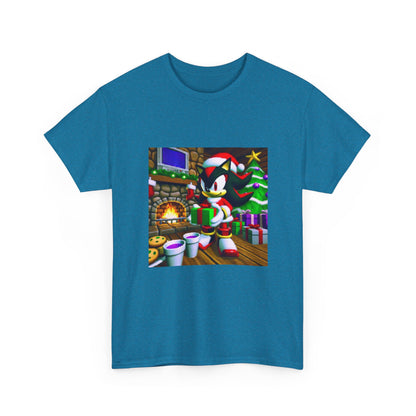 Shadow The Hedgehog Christmas Drip Tee
