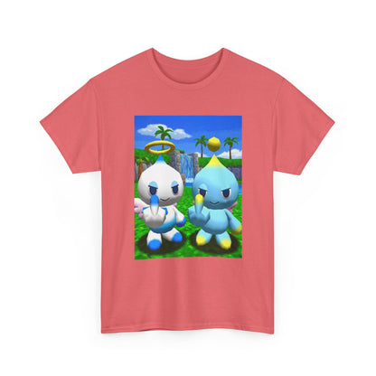 Chao Flipping Off In Paradise Tee