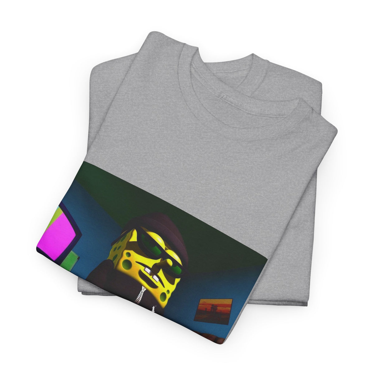 Blinged-Out Sponge Dude Chilling Tee