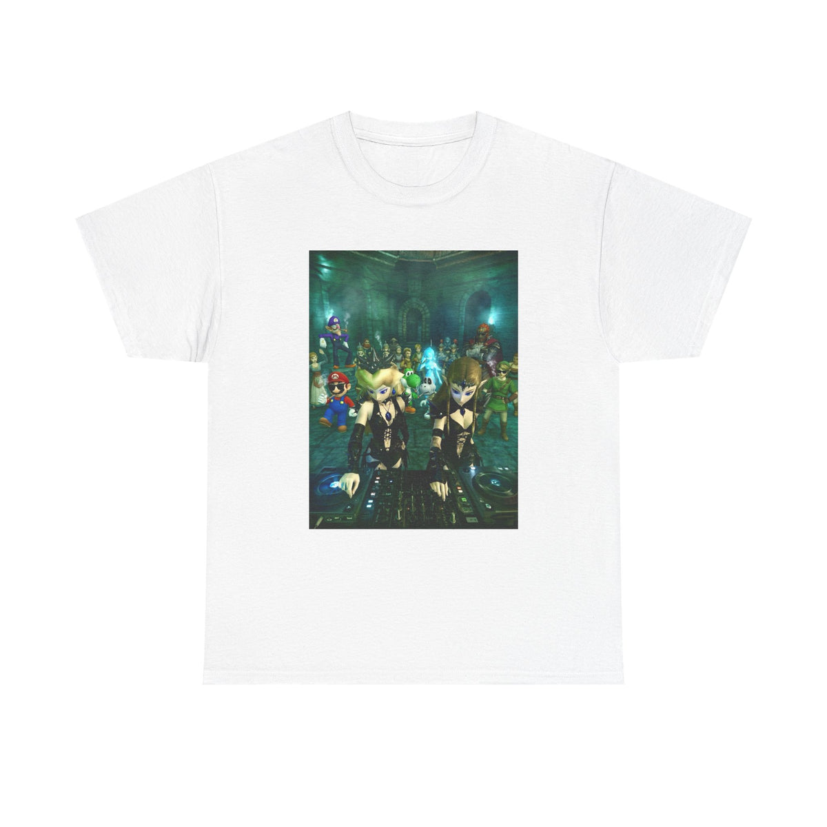 Dark Zelda DJs Gaming Party Tee