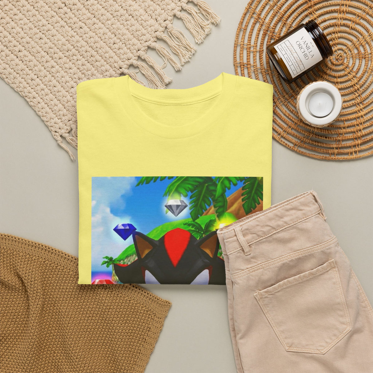 Shadow The Hedgehog Flipping The Bird Tee