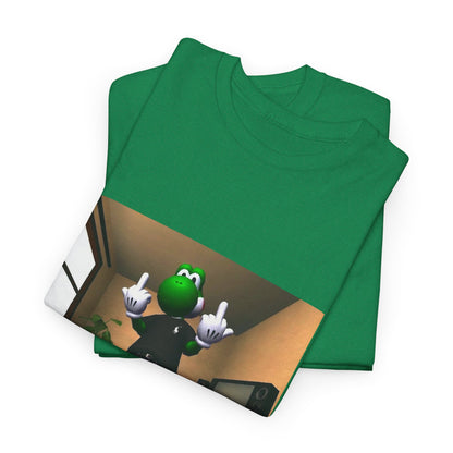 Yoshi Flipping Off In The Living Room Tee