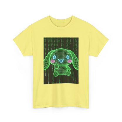 Wireframe Bunny Flips The Bird Tee