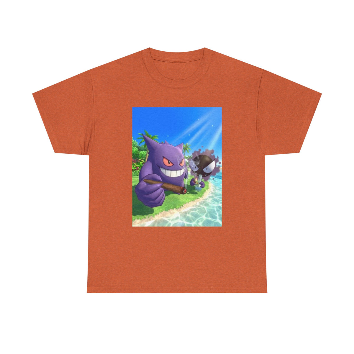 Gengar and Gastly Chillin' By The Beach
