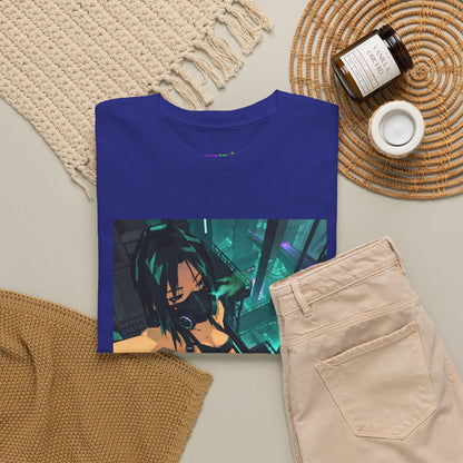Midnight Ember Leaf Graphic Tee
