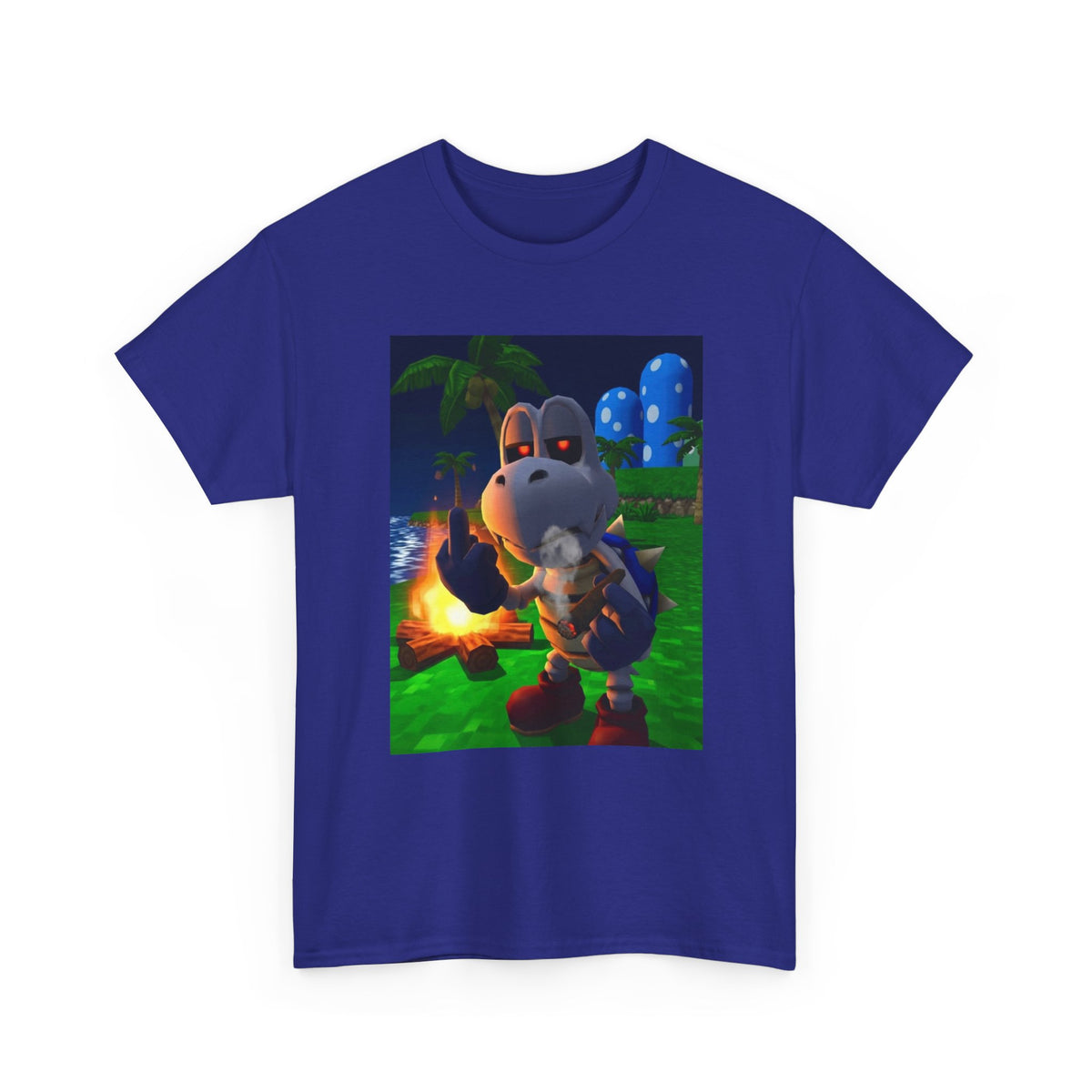 Dry Bones Giving The Finger Smoking Cigar Tee