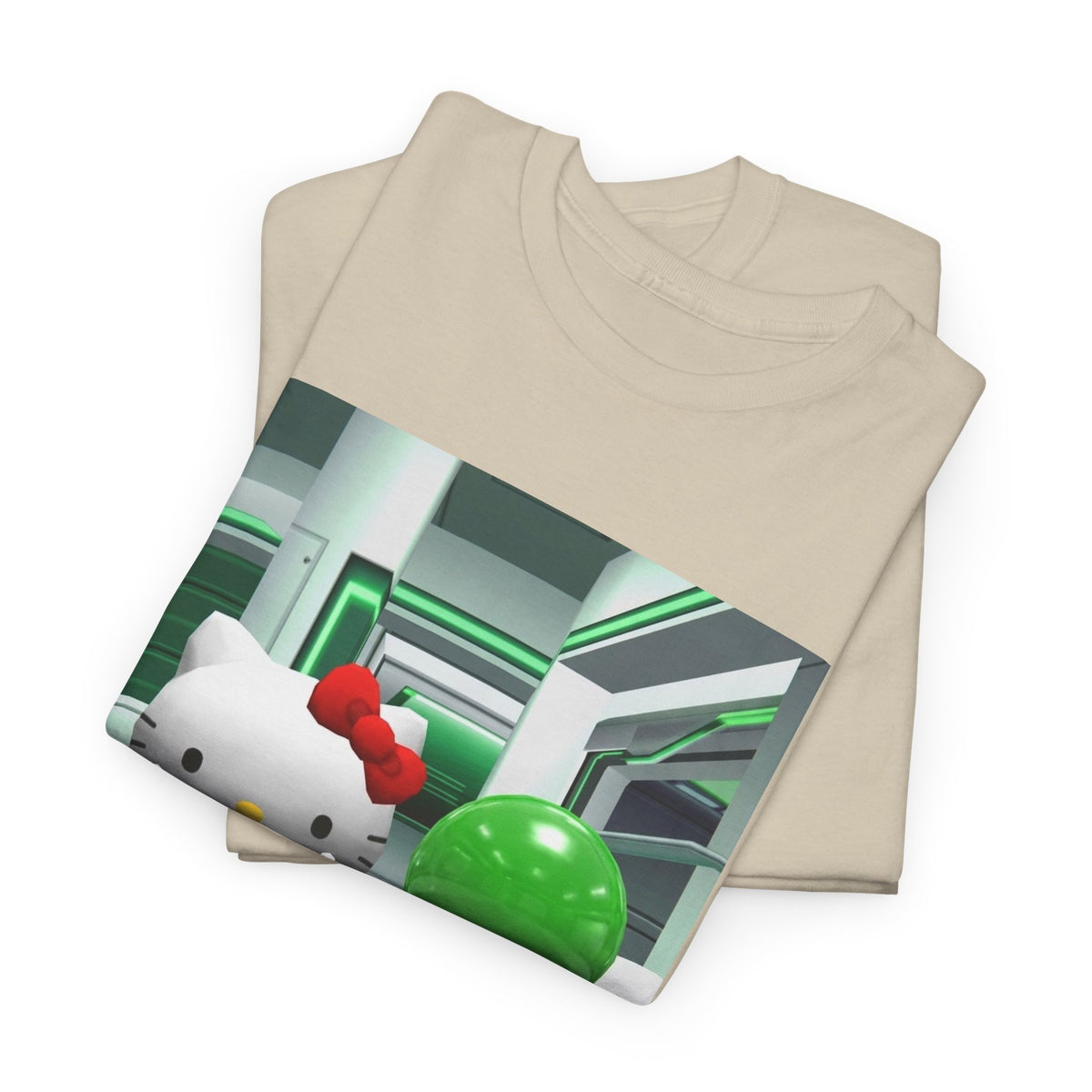 Kitty And Slime Flipping The Bird Tee