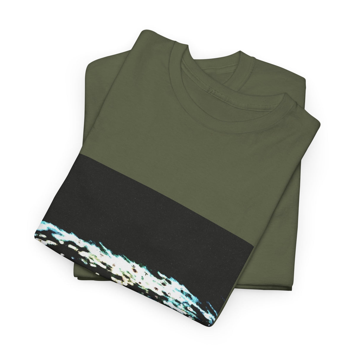 Hidden Green Pulse Graphic Tee