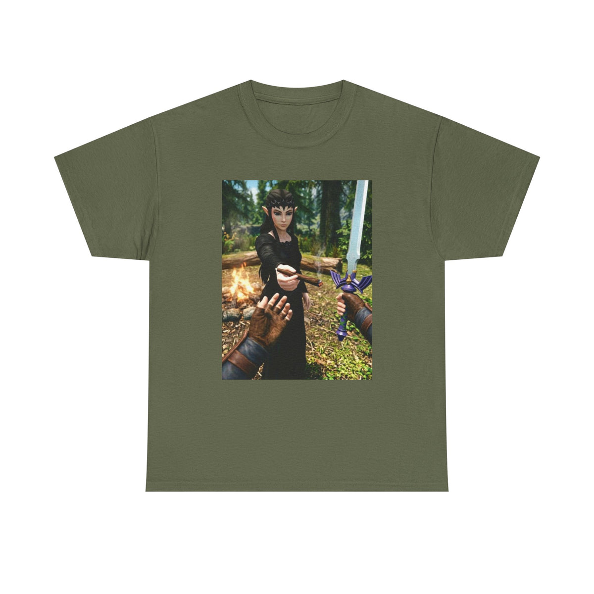 Dark Elf Princess Shares A Blunt Tee