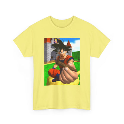 Goku Offers a Blunt at Peach's Castle