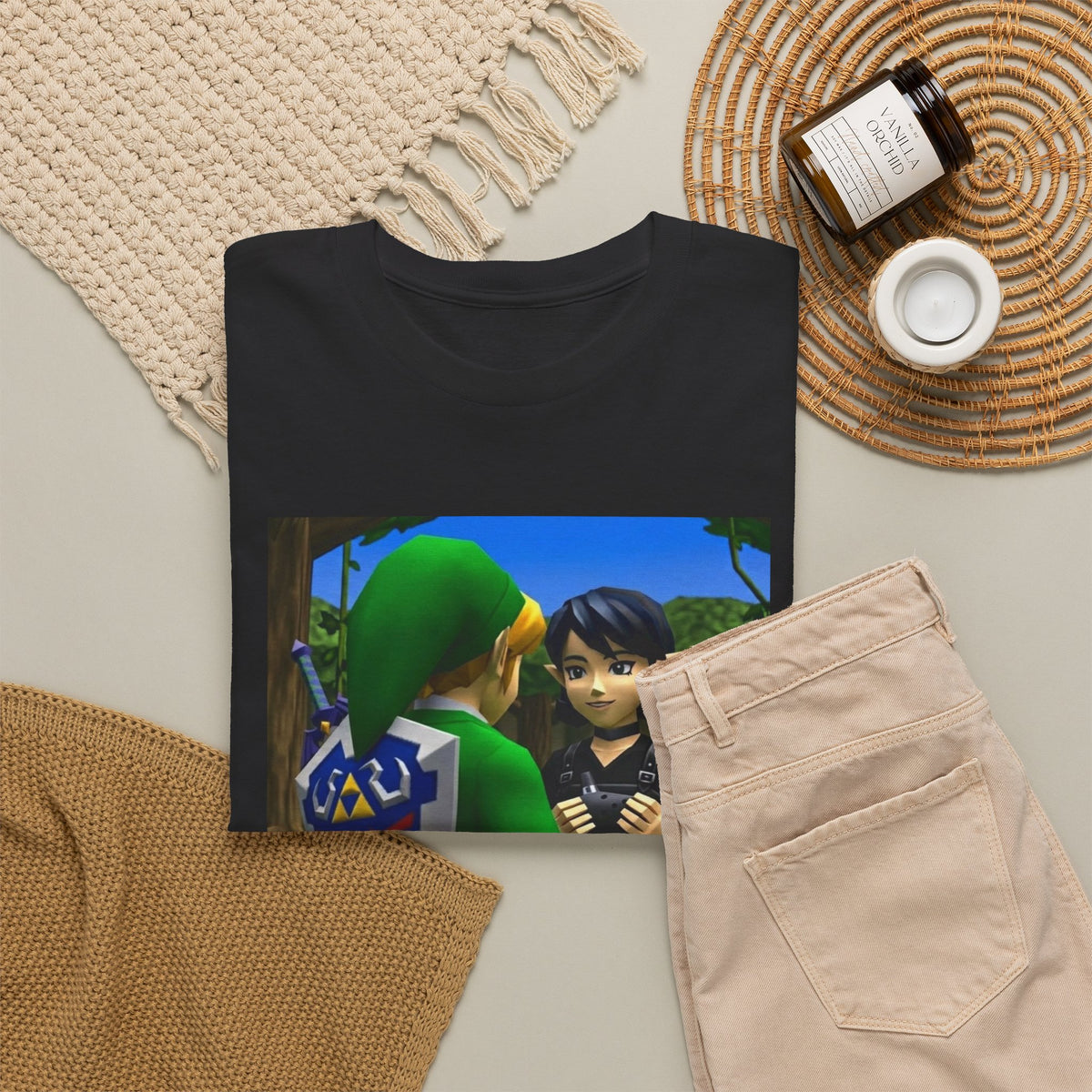Link And Ocarina Girl Meeting
