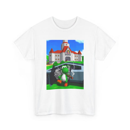 Yoshi Hotboxing Outside Princess Peach's Castle