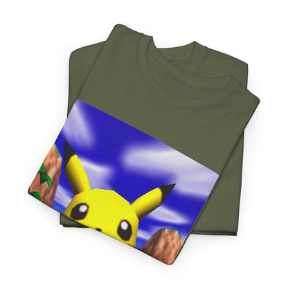 Pikachu Giving The Finger On An N64 Island