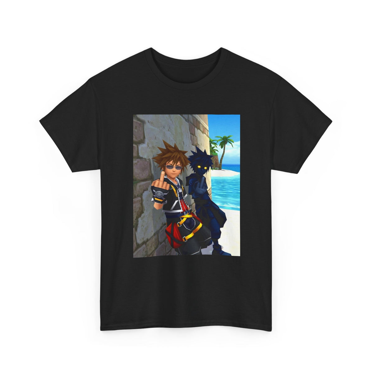 Sora And Shadow Flipping You Off