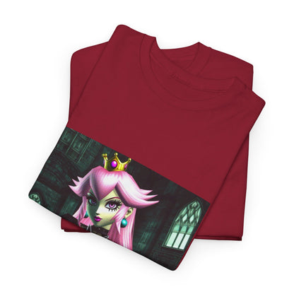 Goth Peach In Haunted Castle Tee