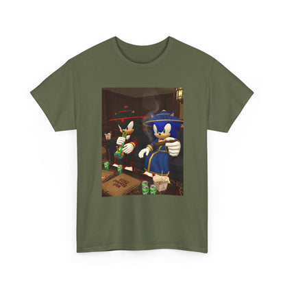 Shadow and Sonic Smoking Chill Tee