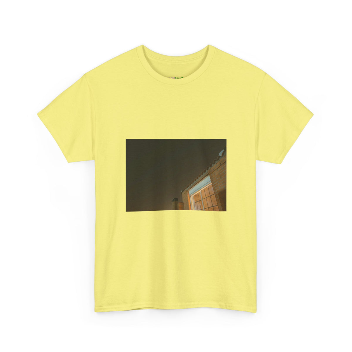 Neon Leaf Whisper Graphic Tee