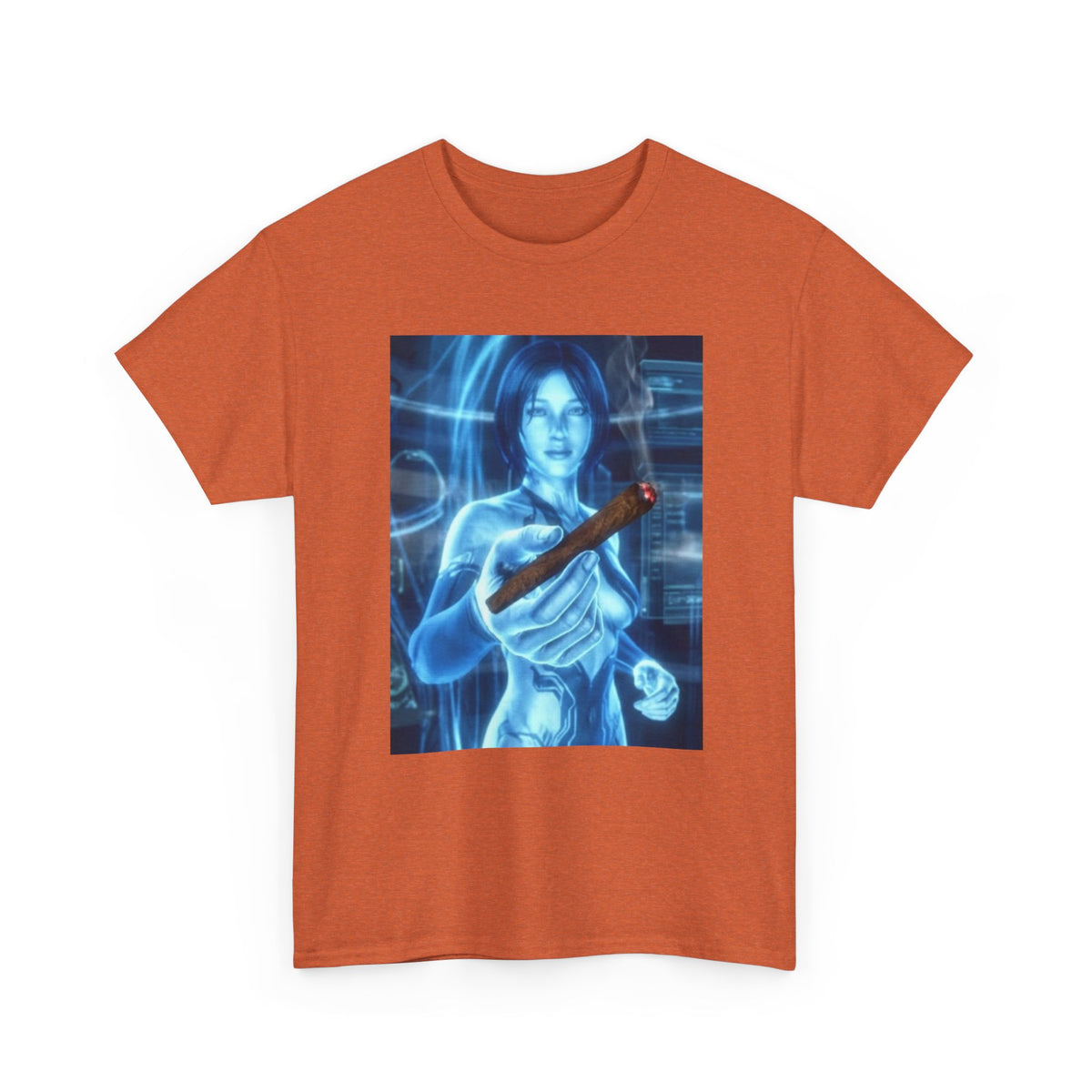 Holographic Babe Passing The Blunt Tee
