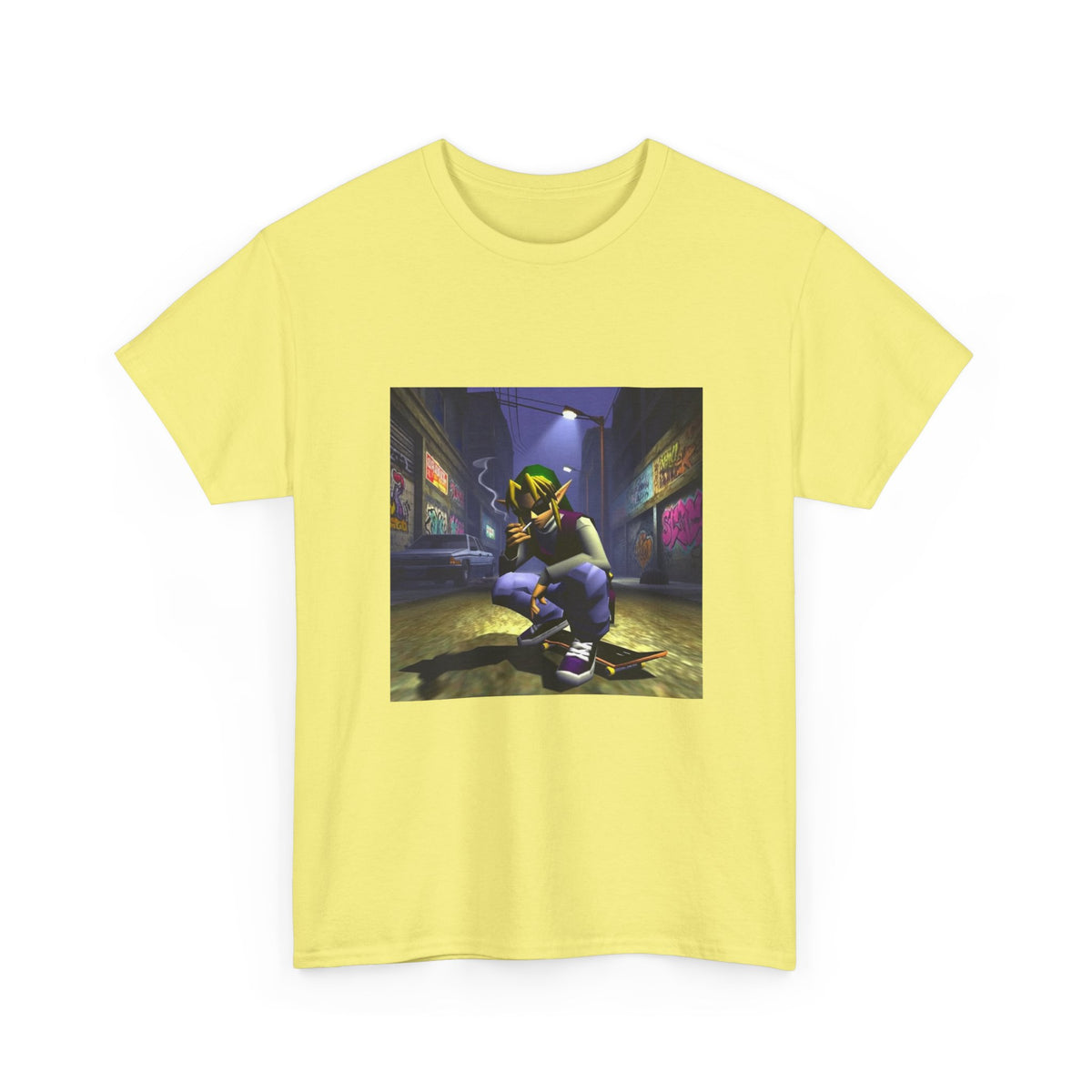 Streetwise Elf Smoking In Alley Tee