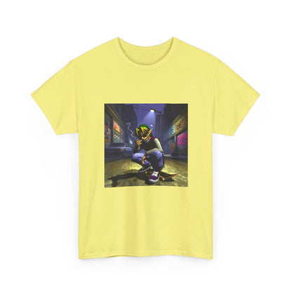 Streetwise Elf Smoking In Alley Tee