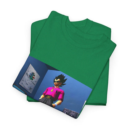 Y2K Vegeta Chilling With PlayStation Tee