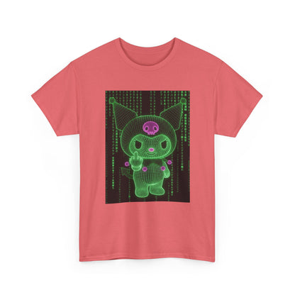 Wireframe Kuromi Flipping The Bird Tee