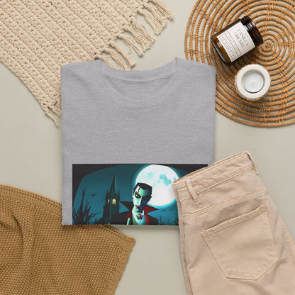Vampire Giving The Finger In Cemetery Tee