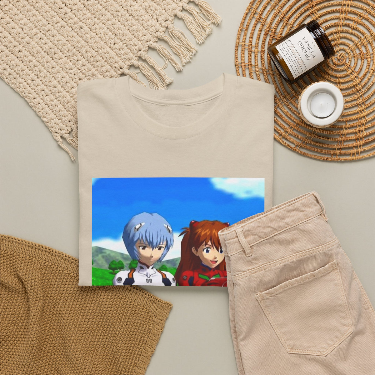 Rei And Asuka Gaming Outdoors