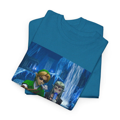 Stoner Link and Zelda Chillin' in Zora's Domain