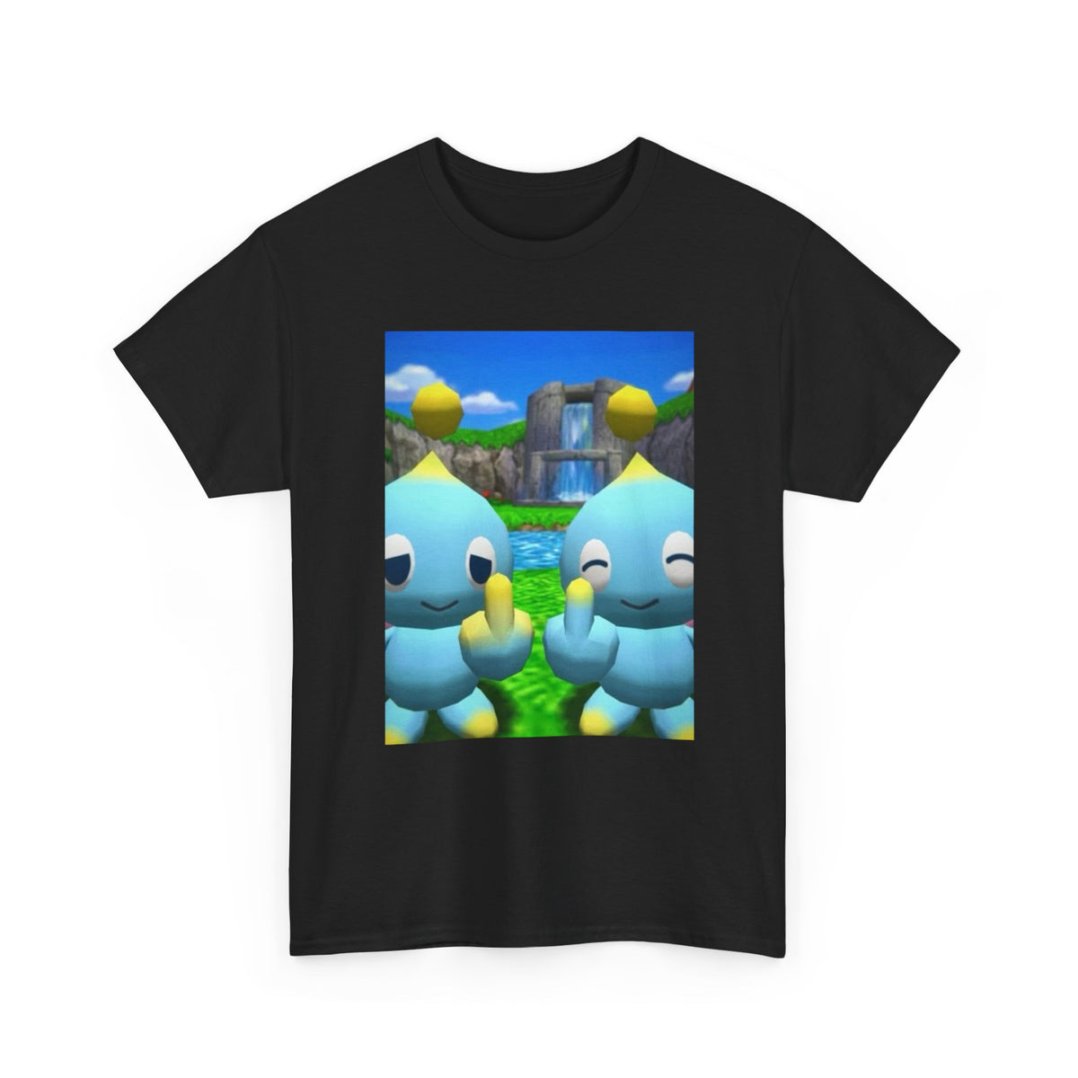 Chao Flipping The Bird Tee