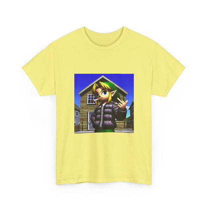 Edgy Hero Smoking And Flipping The Bird Tee