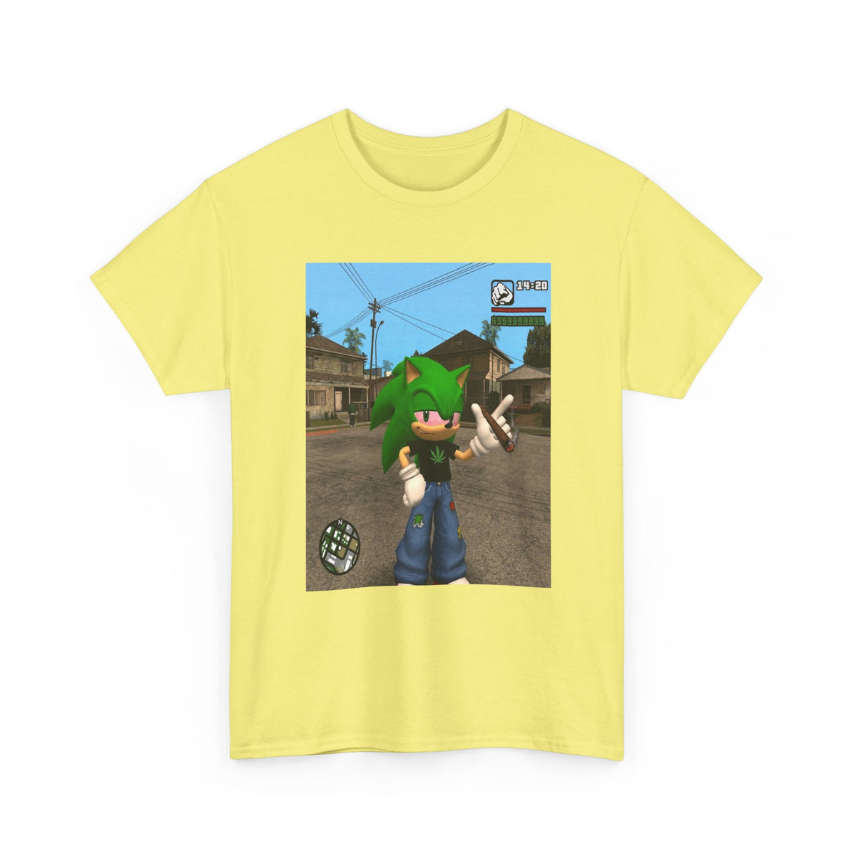 Green Hedgehog Smoking Blunt In San Andreas