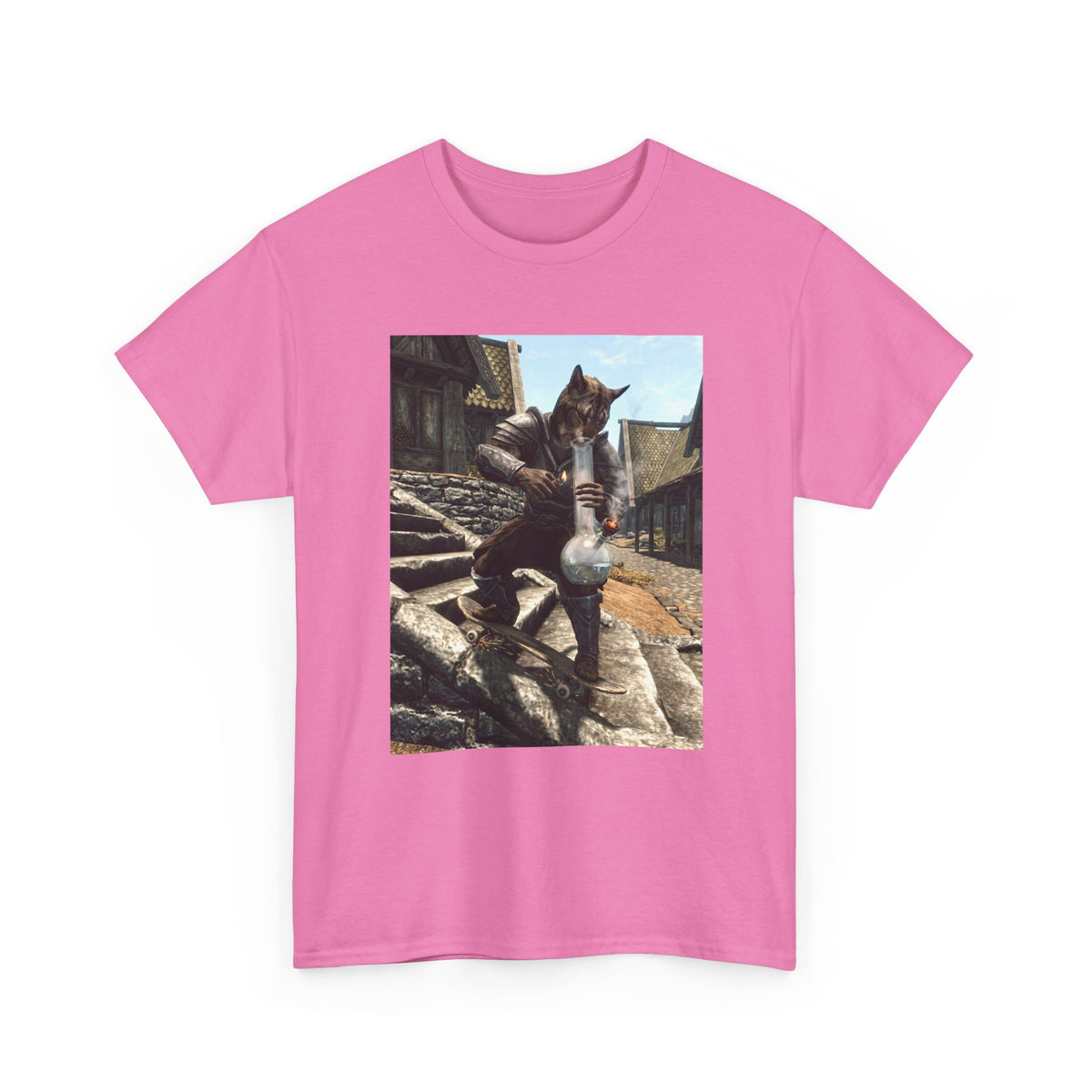 Neon Haze Horizon Graphic Tee