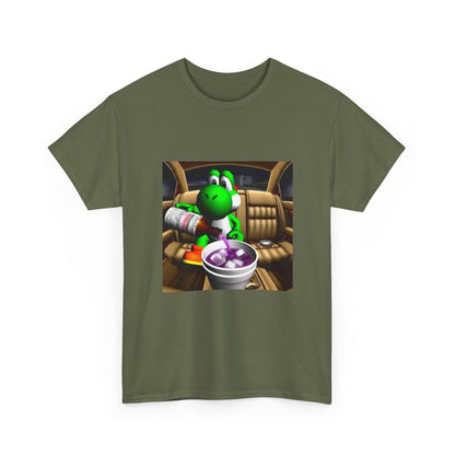 Yoshi Pouring Lean In Car Tee